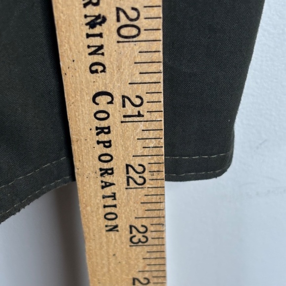 VTG LL Bean Chore Coat Mens XLT Green Flannel Lined Barn Field Jacket Corduroy - Picture 15 of 16